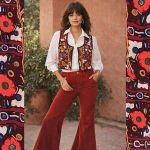 One-of-a-Kind Pachamama Bohemian Peruvian Embroidered Vest